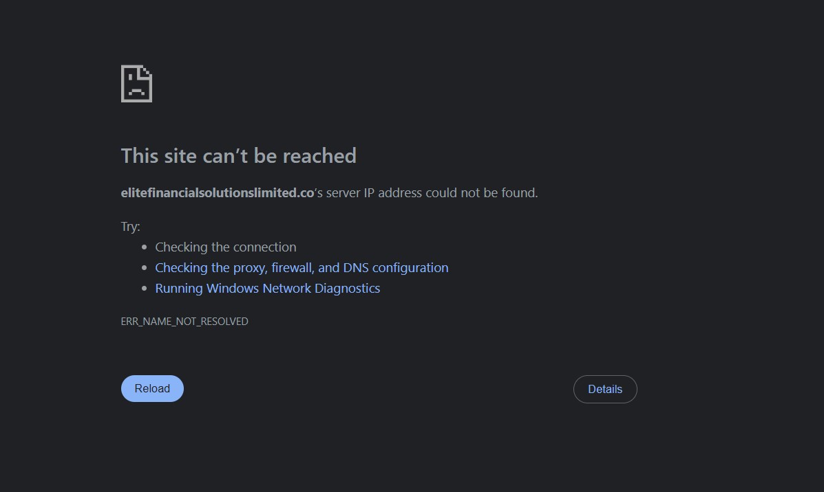 EliteFinancialSolutionsLimited.co
