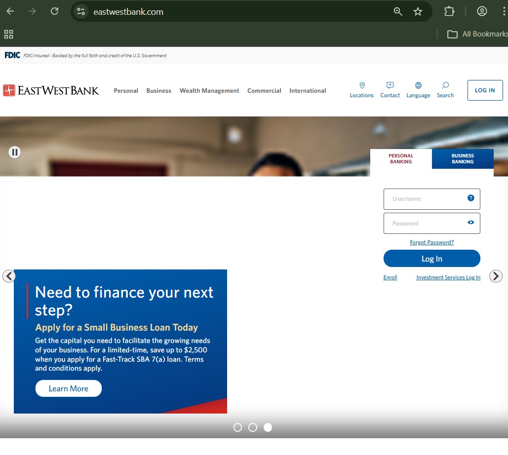 EastWestBank.com