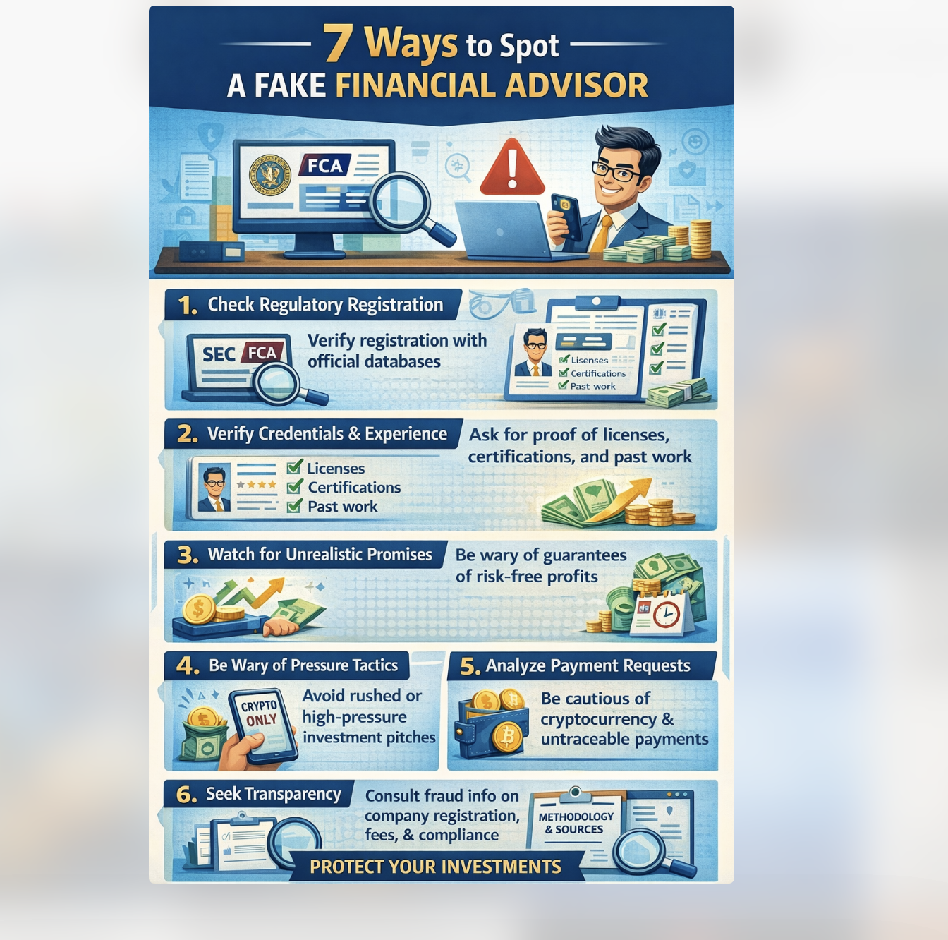 7 Ways to Spot a Fake Financial Advisor
